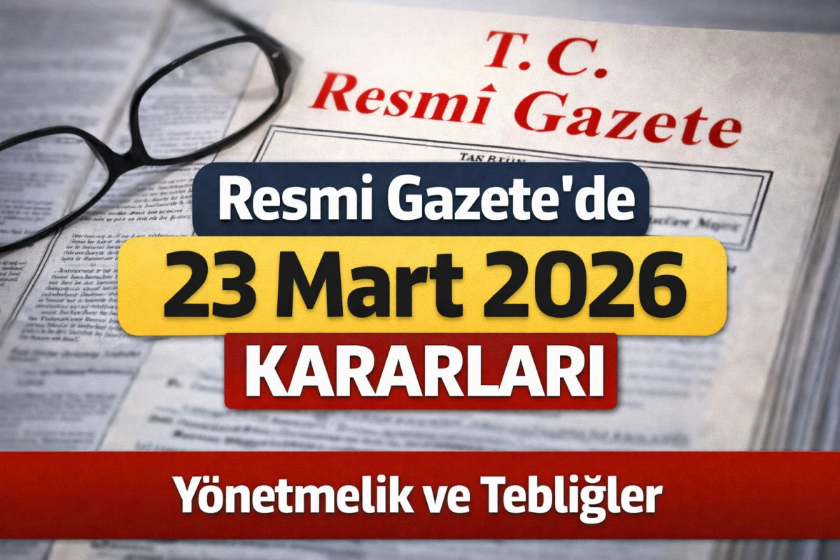 Resmi Gazete&rsquo;de 23 Mart kararları yayımlandı
