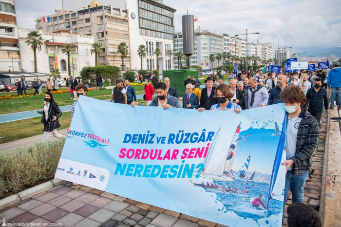 Körfez yarışında kazananlar ödüllerini aldı